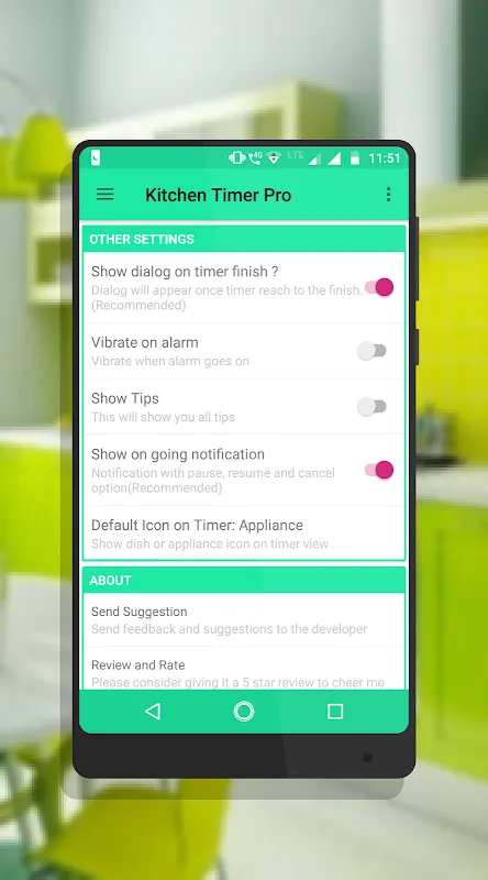 Ảnh chụp màn hình của Kitchen Timer Pro