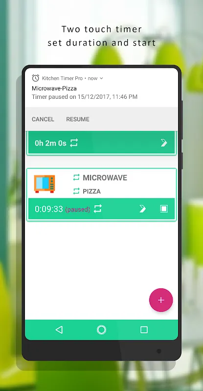 Ảnh chụp màn hình của Kitchen Timer Pro
