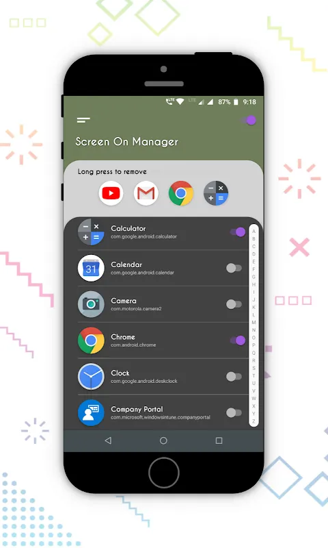 Screen On Manager স্ক্রিনশট