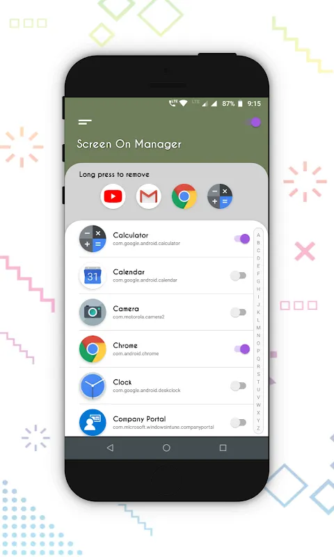 Screen On Manager স্ক্রিনশট