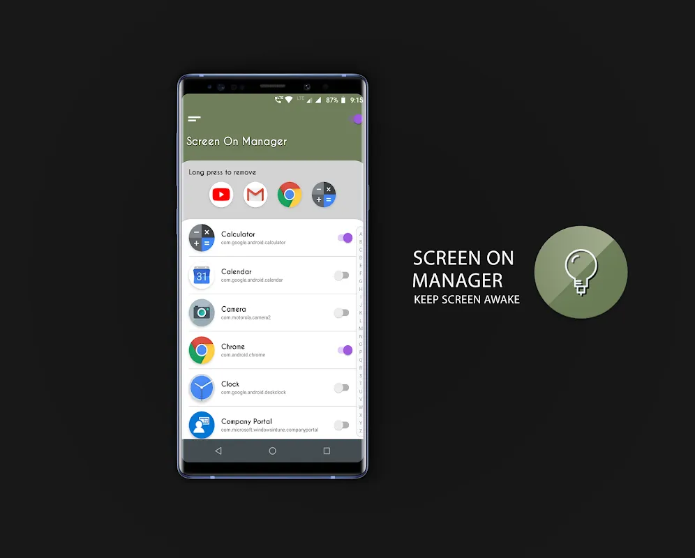 Screen On Manager স্ক্রিনশট