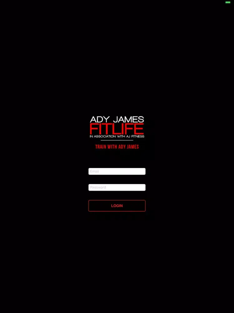 ADY JAMES FITLIFE iPad  Screenshots