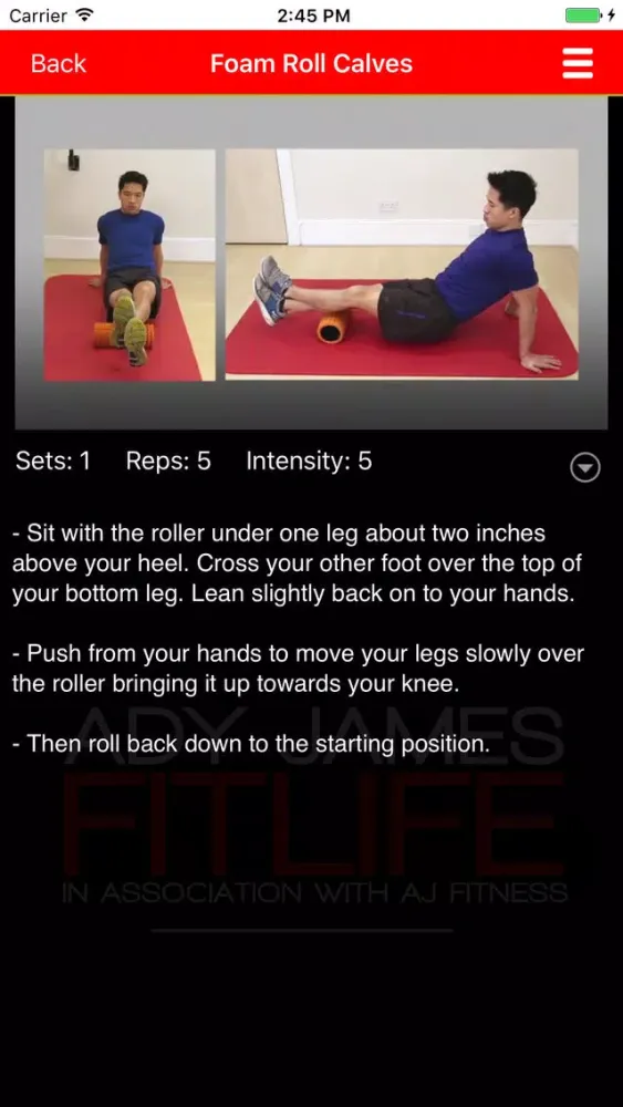 ADY JAMES FITLIFE Screenshots