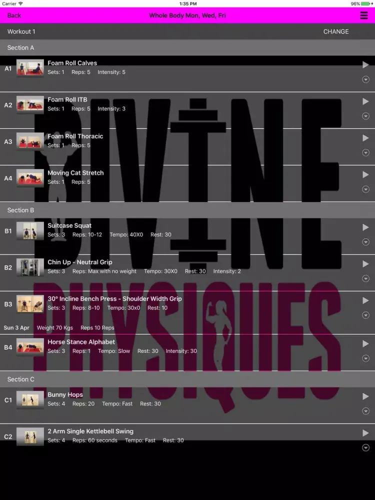 Capturas de tela do Divine Physiques Online iPad 