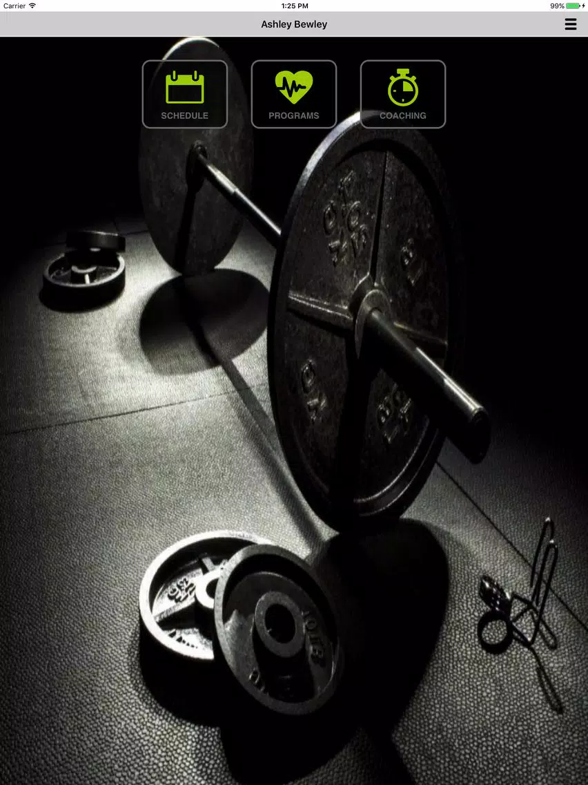 TUF Personal Training iPad  स्क्रीनशॉट
