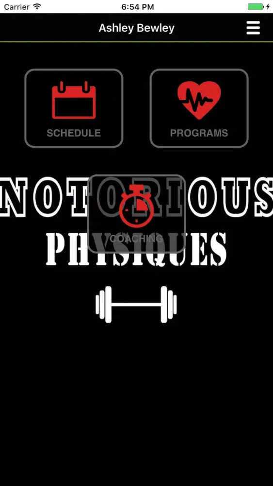 Capturas de tela do Notorious Physiques