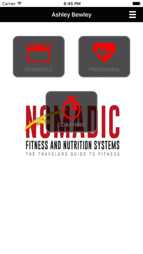Nomadic Fitness Screenshots