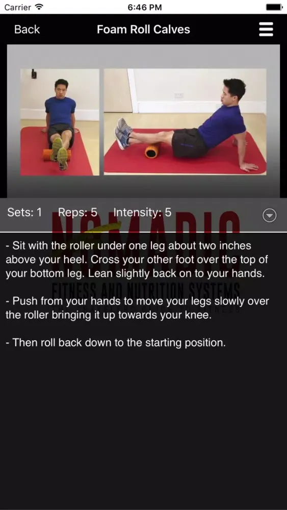 Nomadic Fitness Screenshots