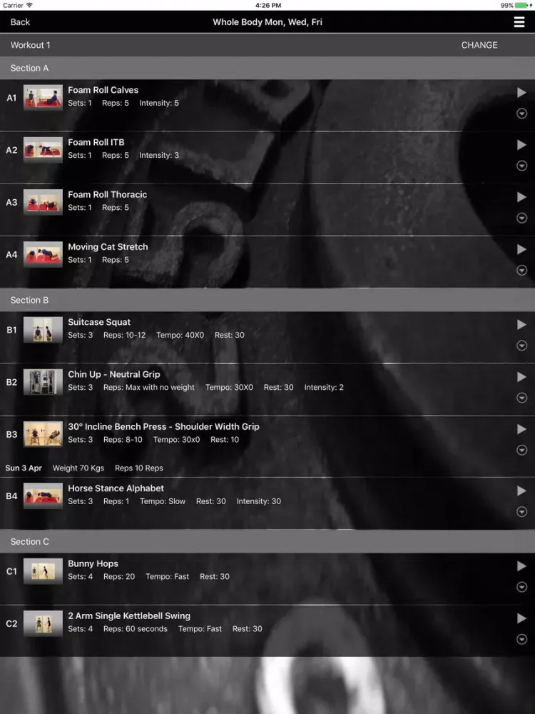 تصاویر True Strength Online Training iPad 