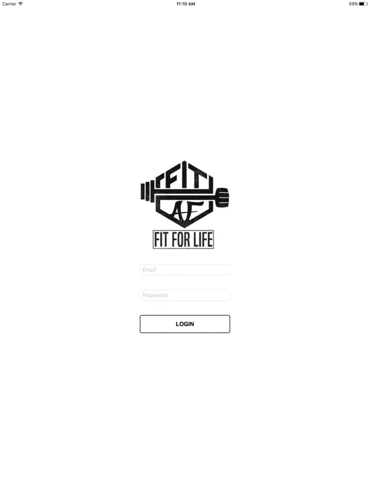 Capturas de tela do Fit-AF iPad 