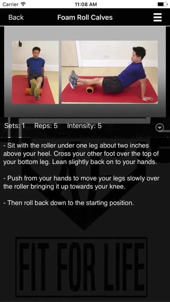 Capturas de tela do Fit-AF
