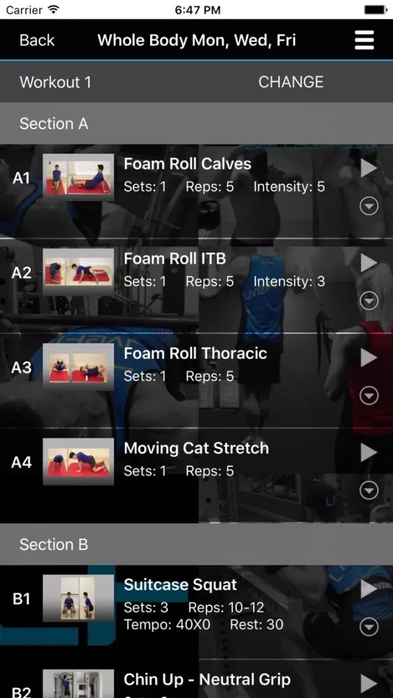 Live Fit Exercise Physiology سکرین شاٹس