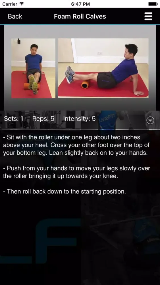 Live Fit Exercise Physiology سکرین شاٹس