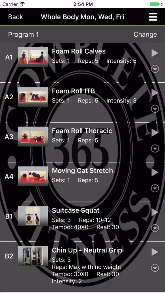 Complete Fitness 365 Screenshots