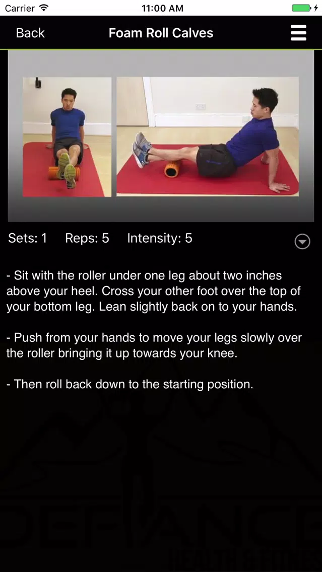Defiance Health & Fitness PT Screenshots