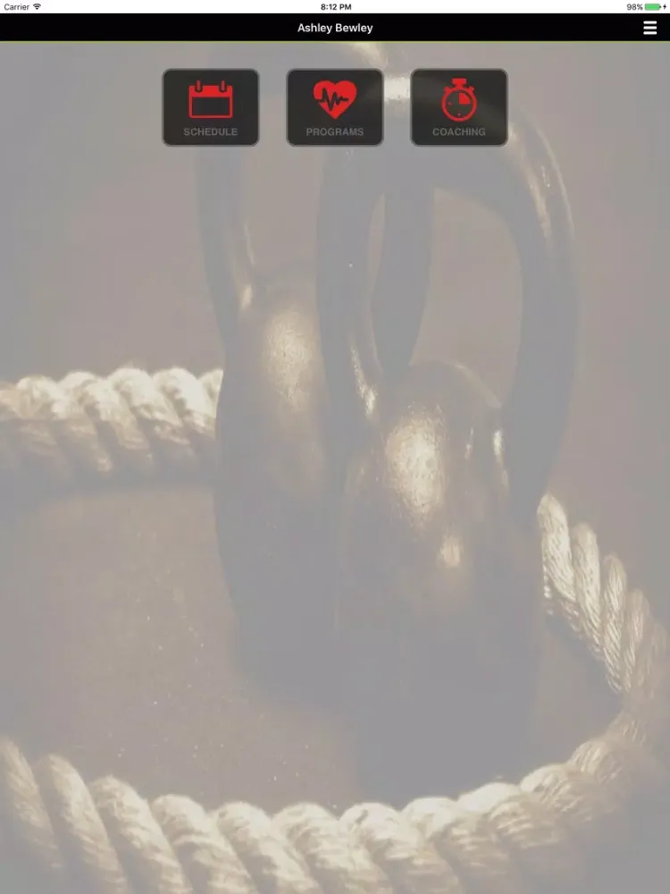 Zrzuty ekranu TLA Online Personal Training iPad 