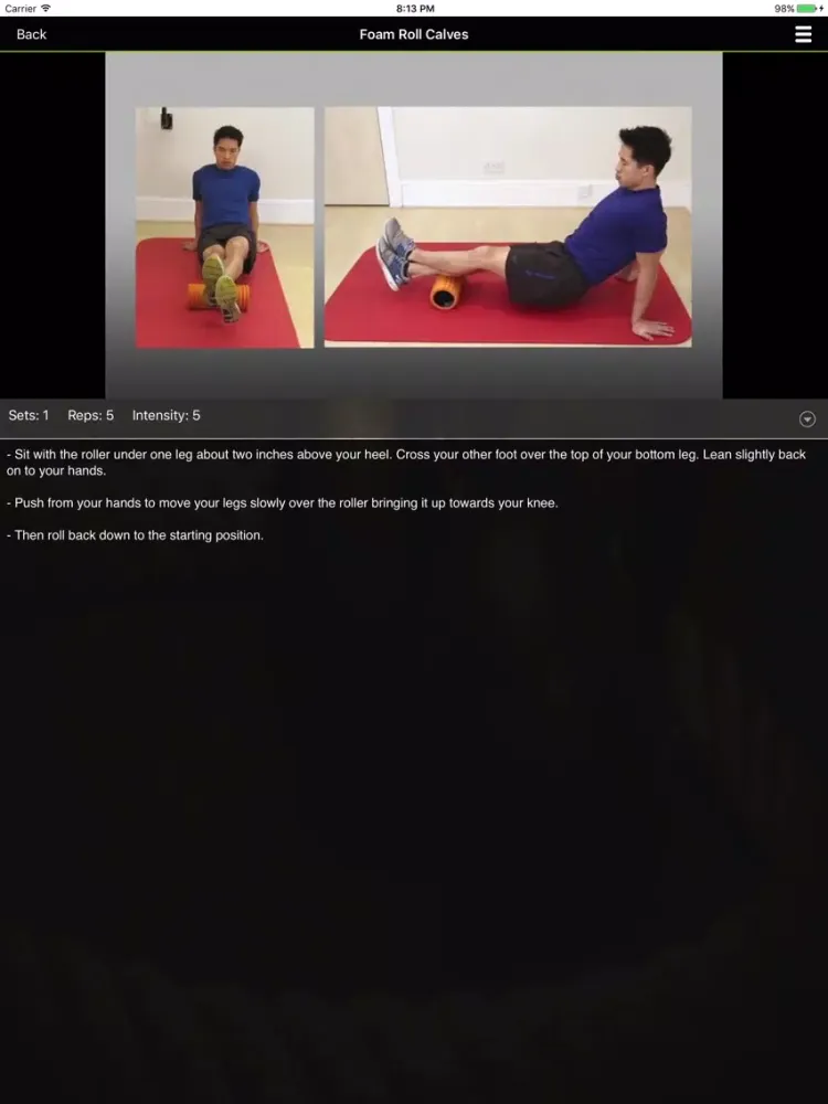 Zrzuty ekranu TLA Online Personal Training iPad 