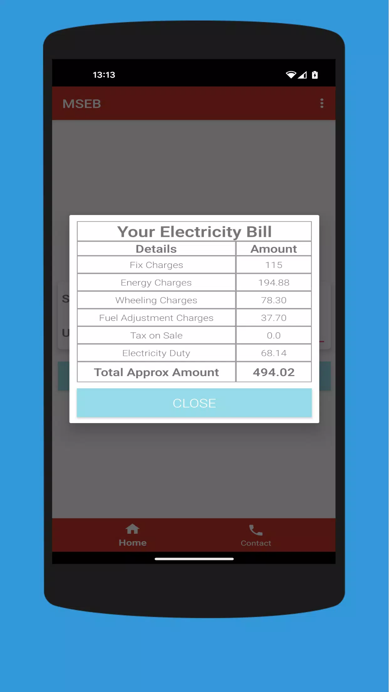 MSEB - Electricity Bill Screenshots2