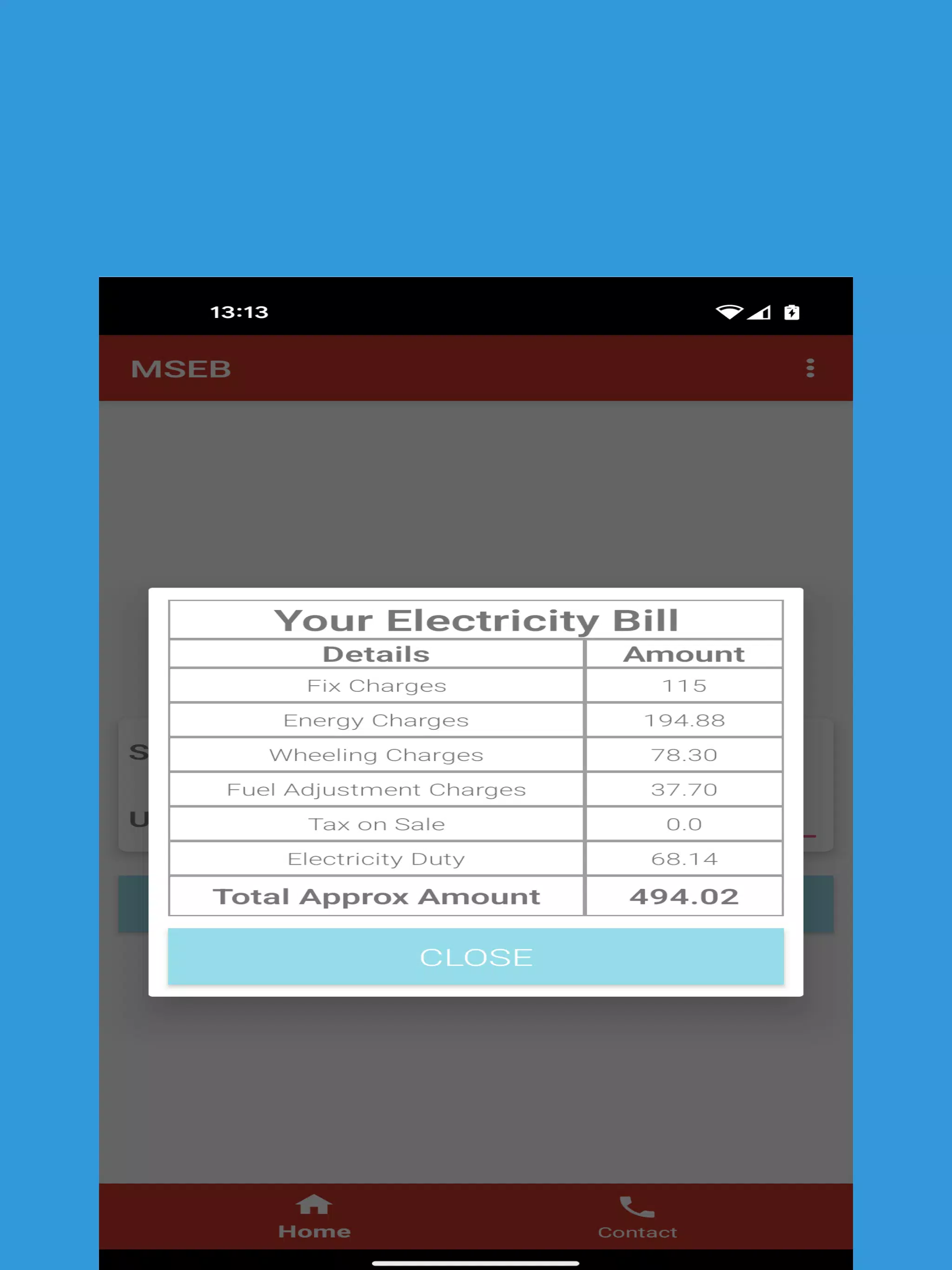 MSEB - Electricity Bill Screenshots6