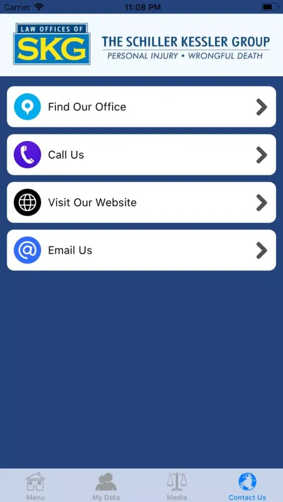 Скриншоты SKG Accident App