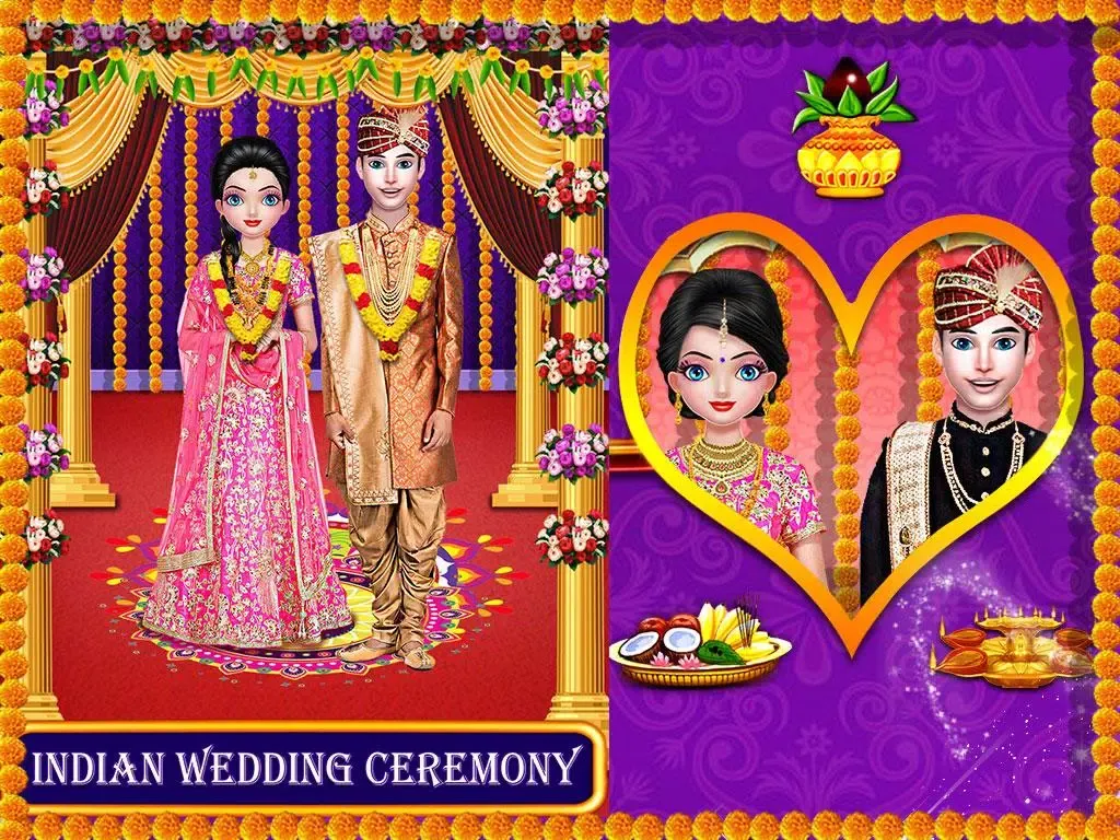 Indian royal wedding game应用截图