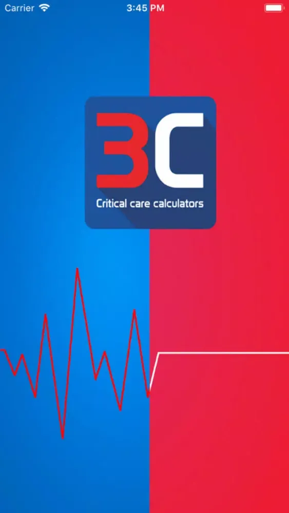 Capturas de pantalla de 3C Critical Care Calculators