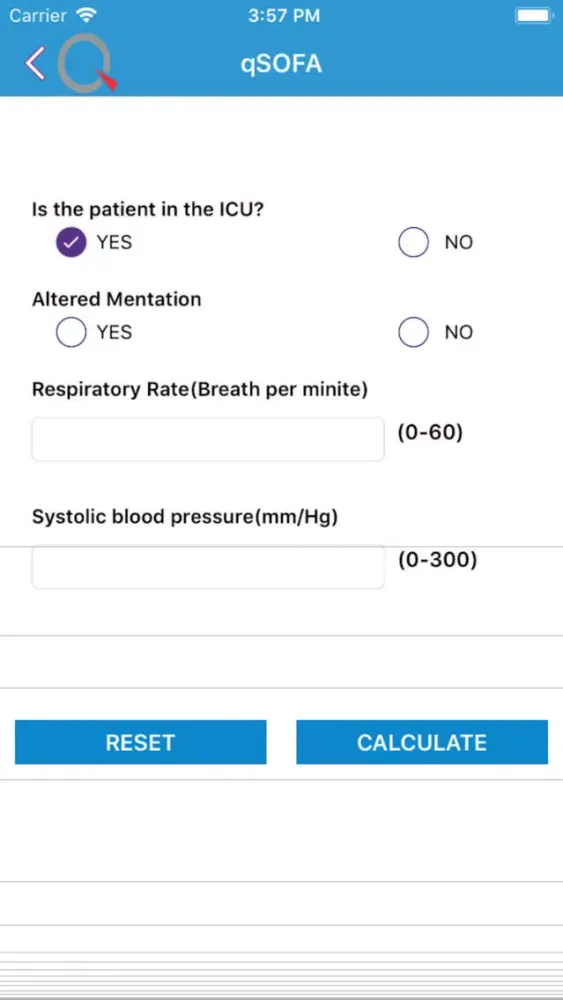 Capturas de pantalla de 3C Critical Care Calculators