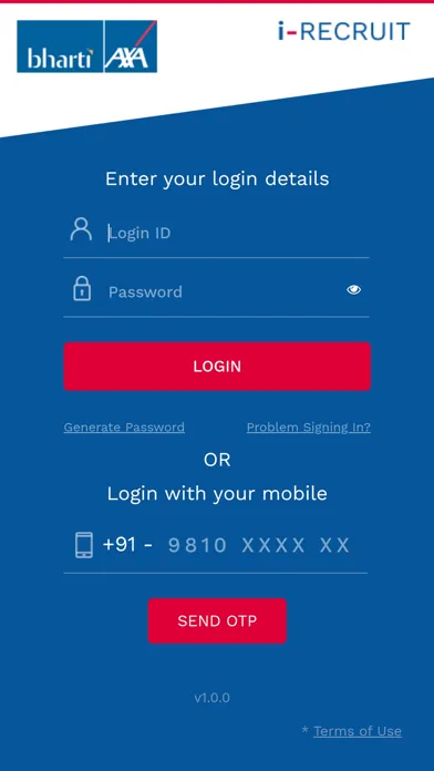 Bharti AXA - iRecruit سکرین شاٹس