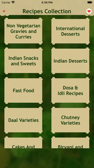 Ảnh chụp màn hình của Indian Recipes Biryani Pulav