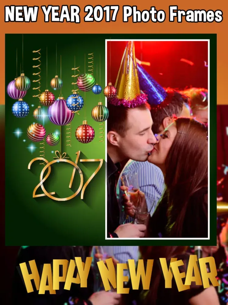 Zrzuty ekranu New Year 2017 Frames iPad 