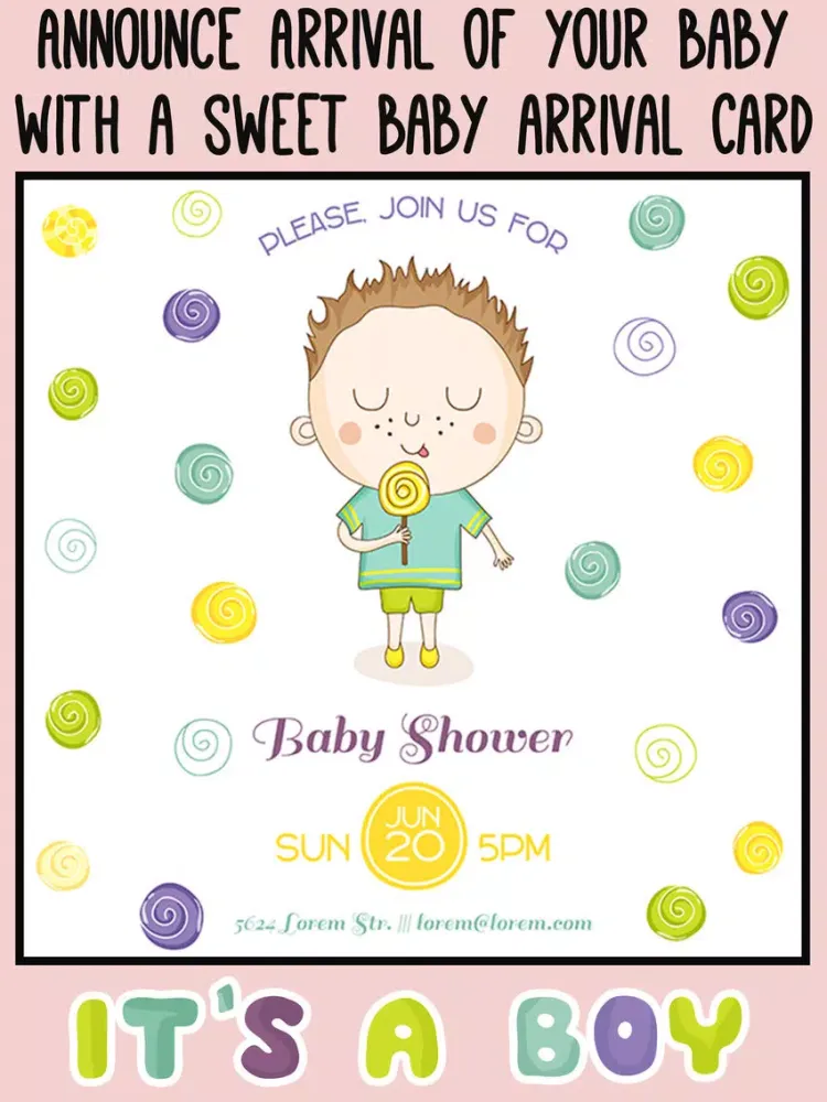 Baby Arrival Announcement & Shower Cards iPad 应用截图