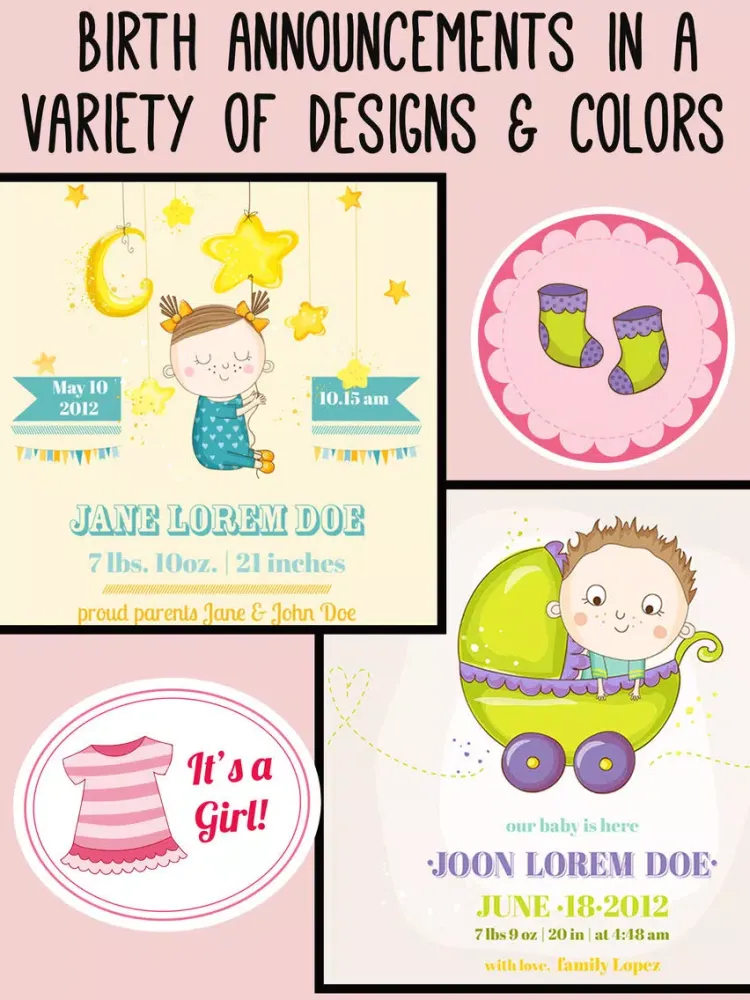 Baby Arrival Announcement & Shower Cards iPad 应用截图