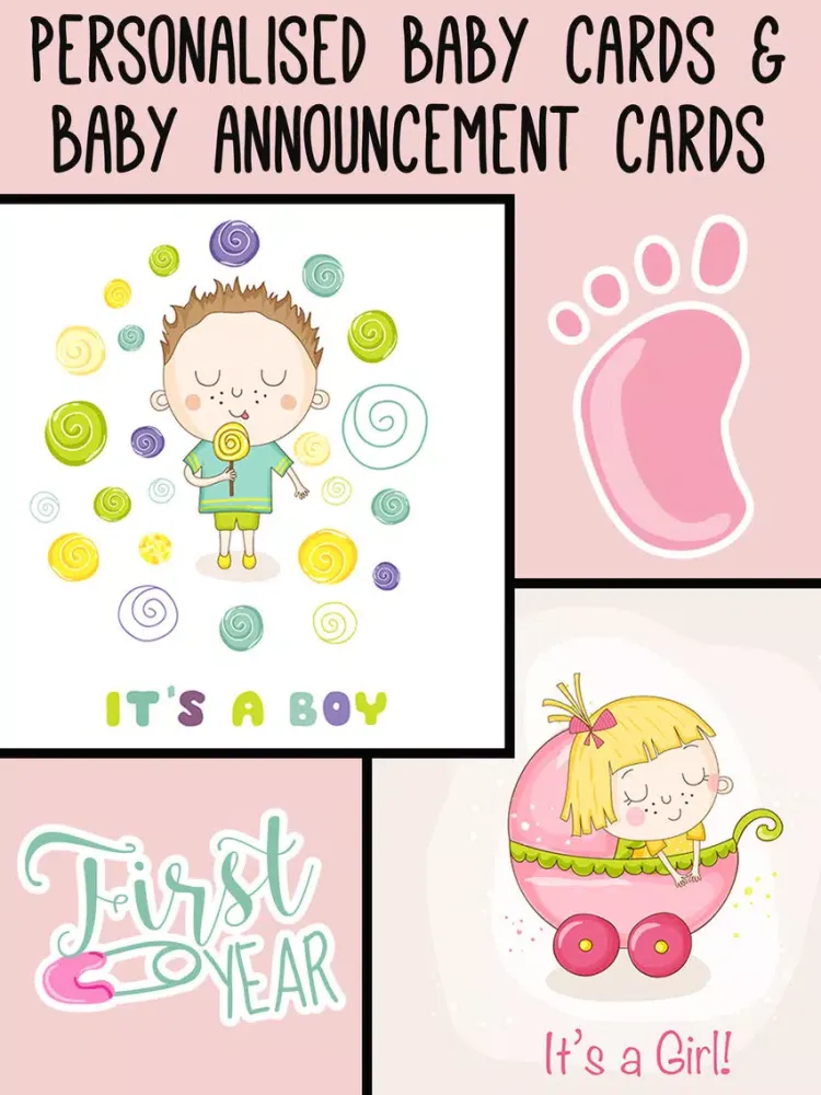 Baby Arrival Announcement & Shower Cards iPad 应用截图