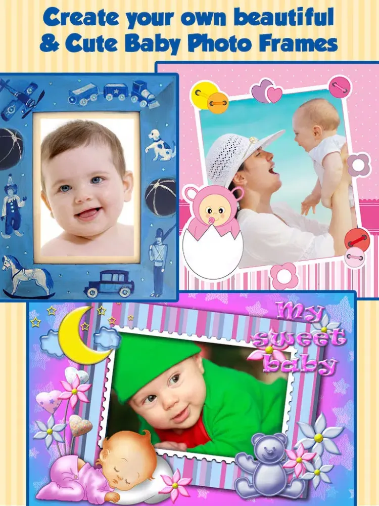 Скриншоты Baby Photo Frames Editor iPad 