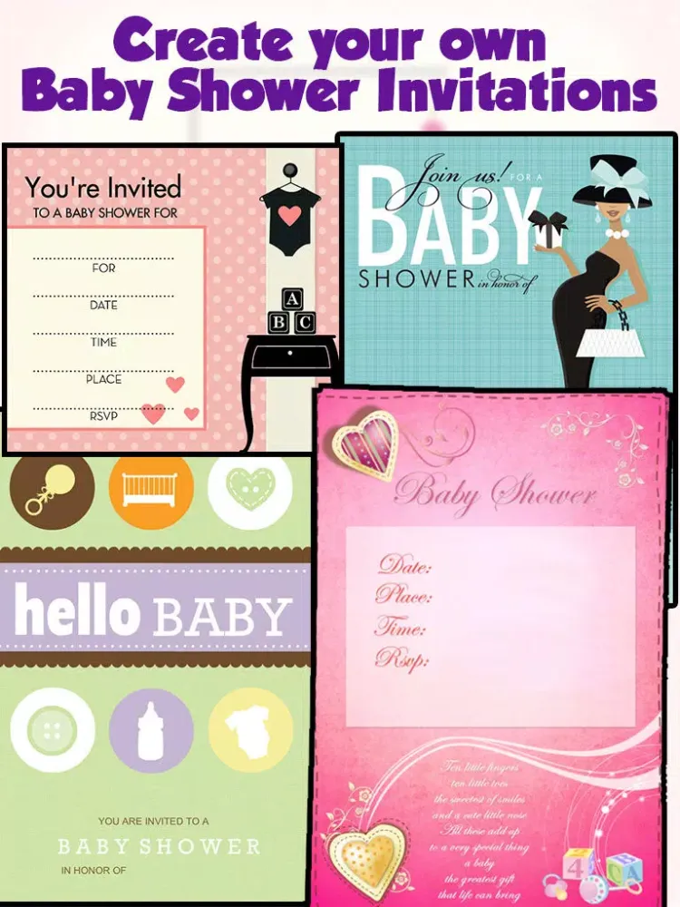 صور Baby Shower Cards & Invitations iPad 