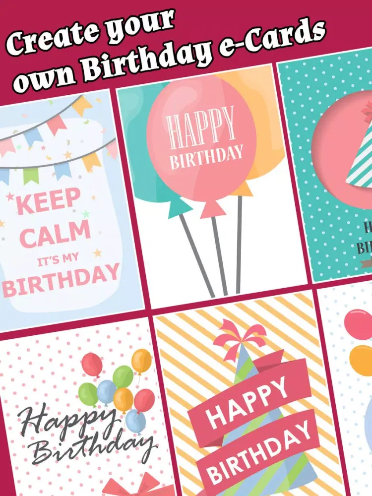 Happy Birthday Cards & Greetings Free iPad  स्क्रीनशॉट