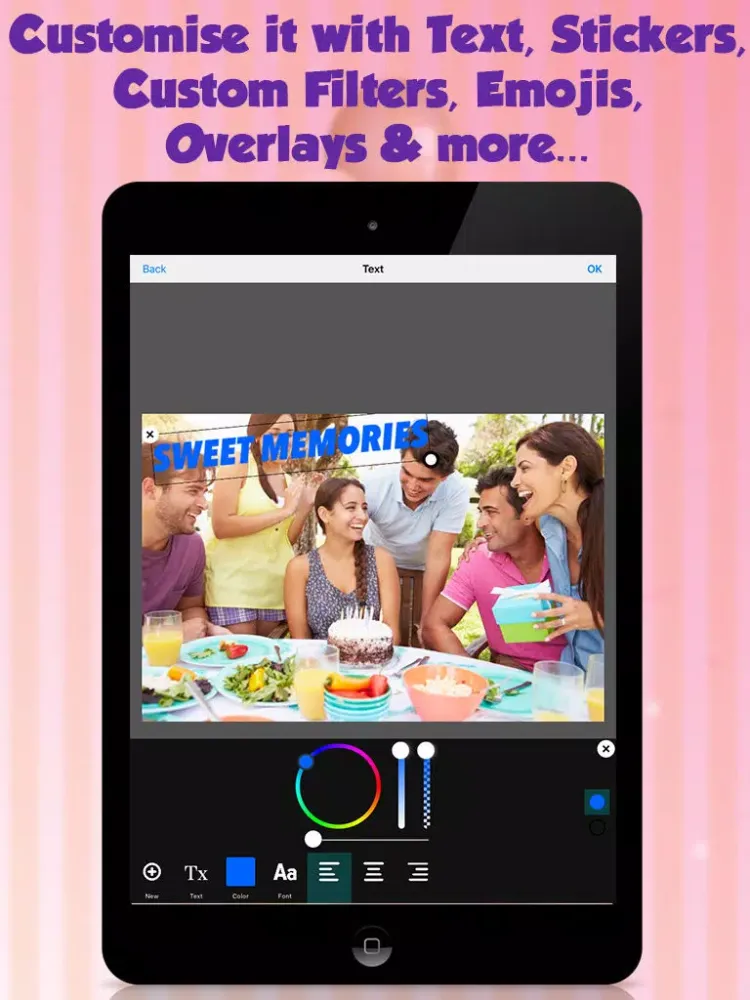 Zrzuty ekranu Birthday Frames Photo Editor iPad 