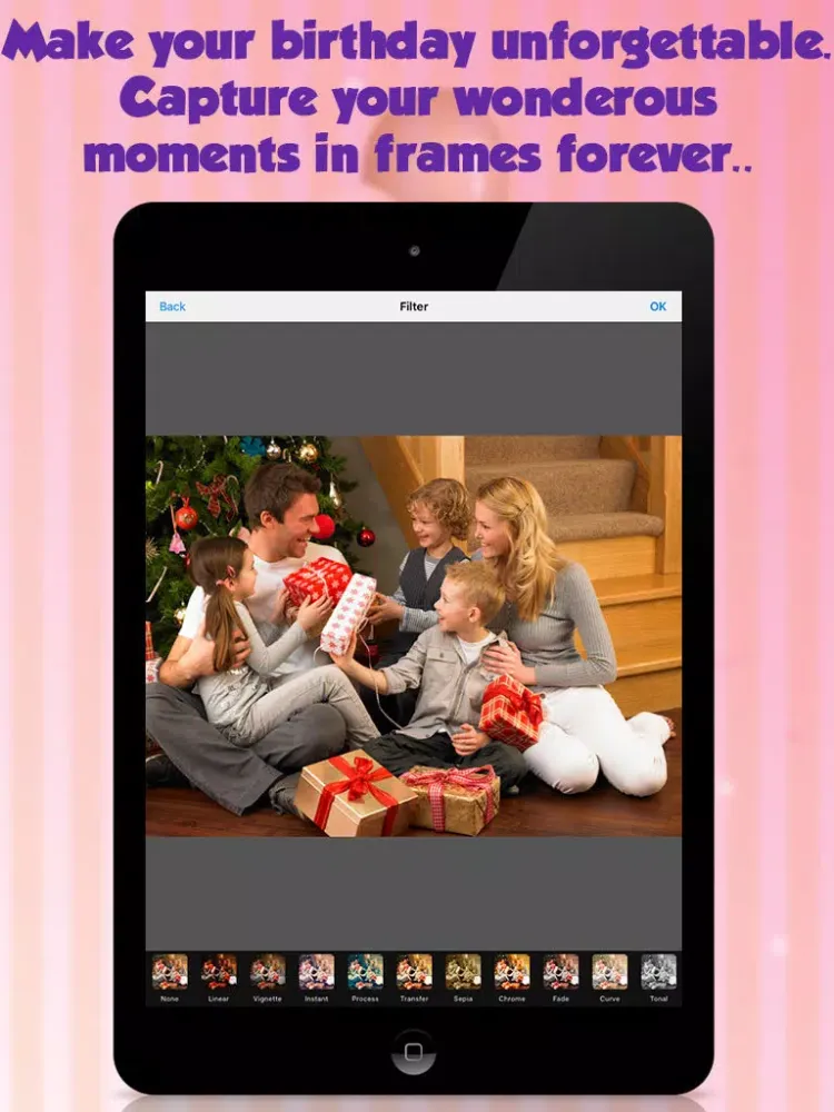 Zrzuty ekranu Birthday Frames Photo Editor iPad 