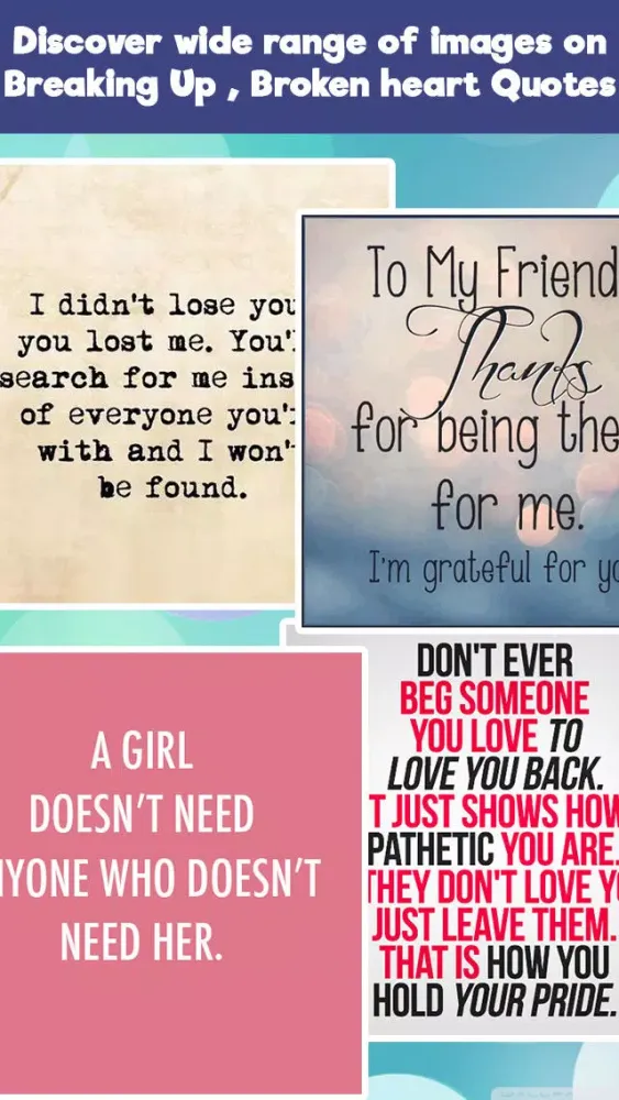 Ảnh chụp màn hình của Heart break & Break Up Quotes