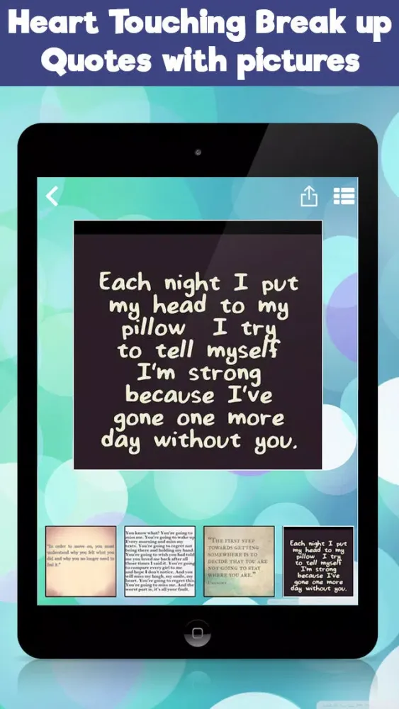 Ảnh chụp màn hình của Heart break & Break Up Quotes