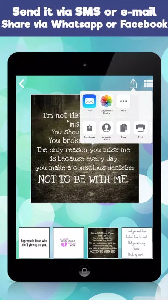 Ảnh chụp màn hình của Heart break & Break Up Quotes