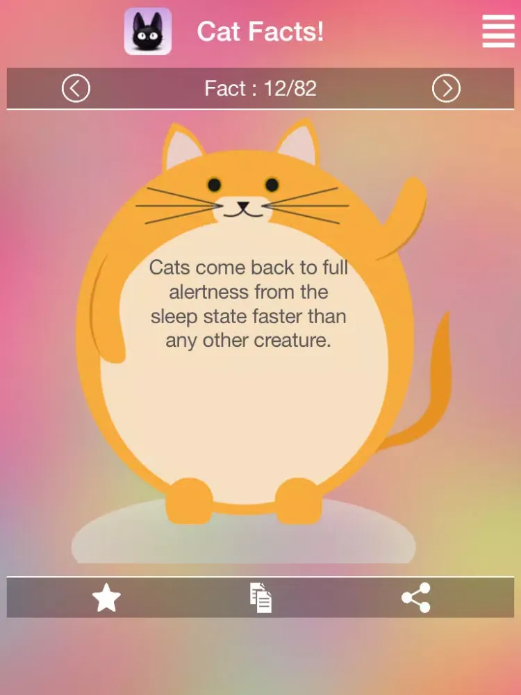 Interesting & Random Cat Facts iPad  Screenshots
