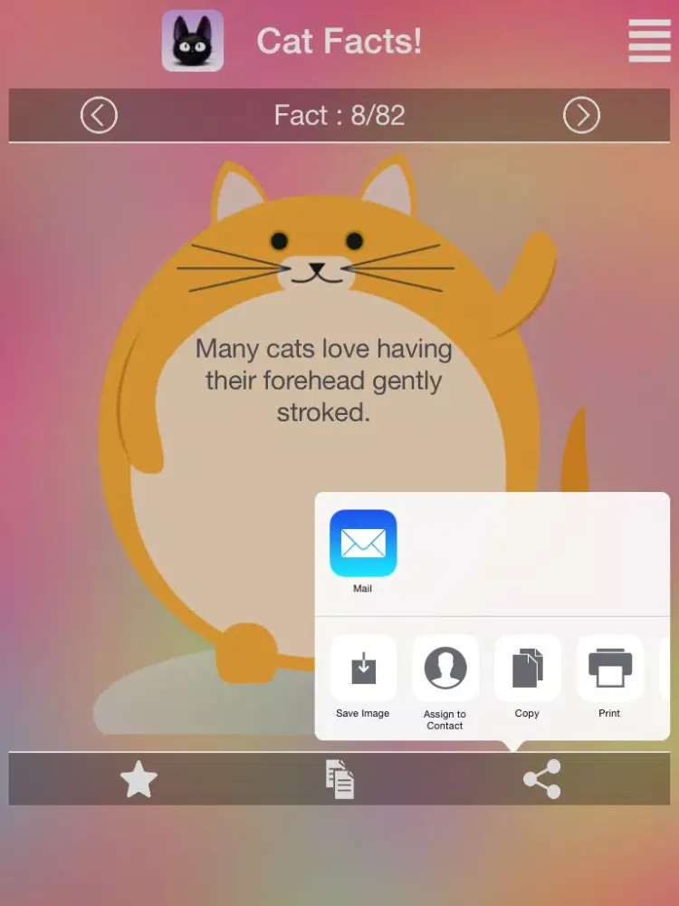 Interesting & Random Cat Facts iPad  Screenshots