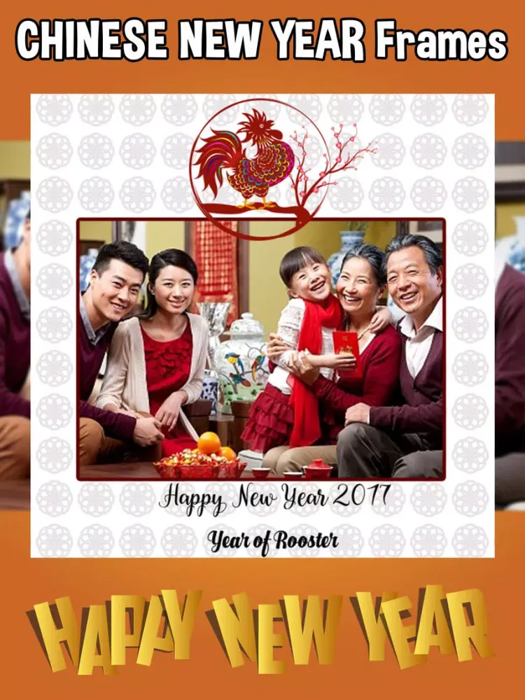 Chinese New Year Frames Photo Editor & Collage iPad  Screenshots