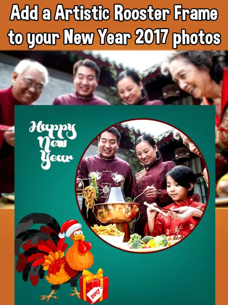 Chinese New Year Frames Photo Editor & Collage iPad  Screenshots