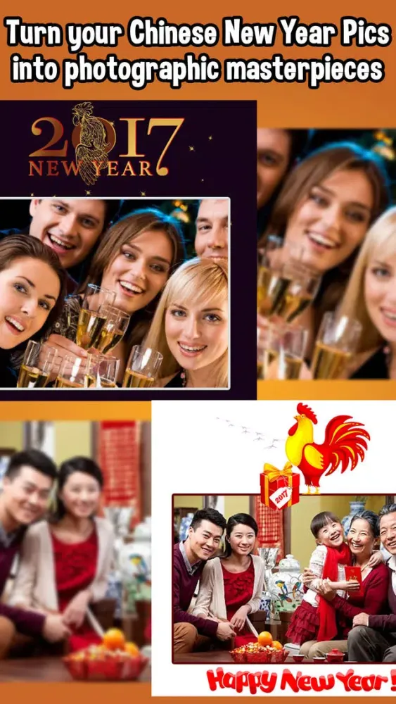 Chinese New Year Frames Photo Editor & Collage Screenshots