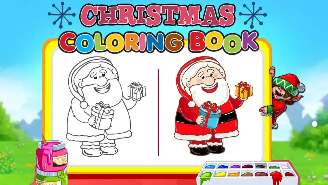 Capturas de pantalla de Christmas Coloring Book! Christmas Games For Kids