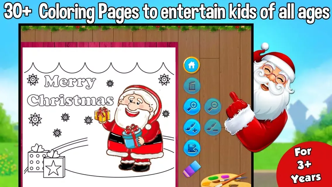 Capturas de pantalla de Christmas Coloring Book! Christmas Games For Kids
