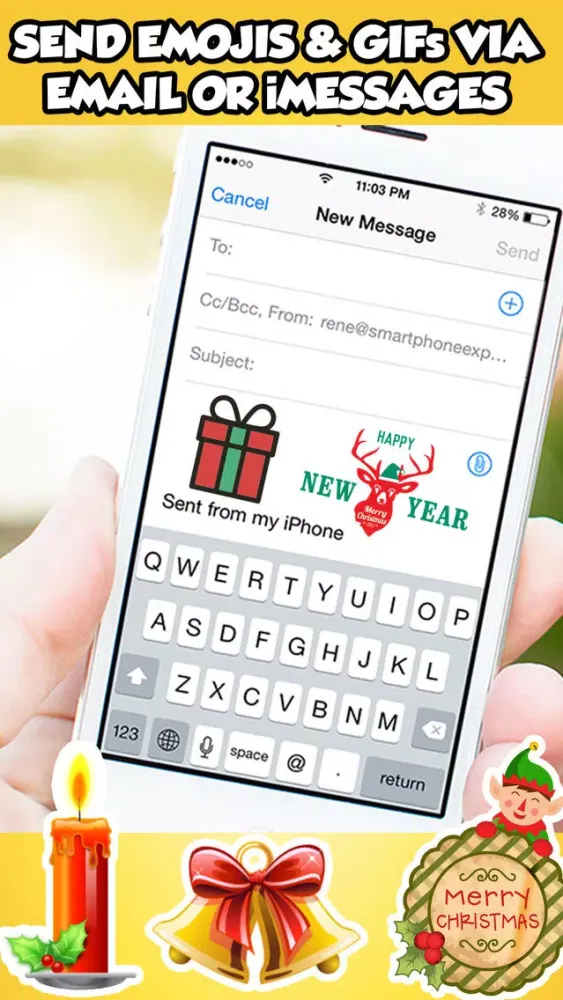 Capturas de pantalla de Christmas Emojis, 3d Emoticons & Chat Stickers
