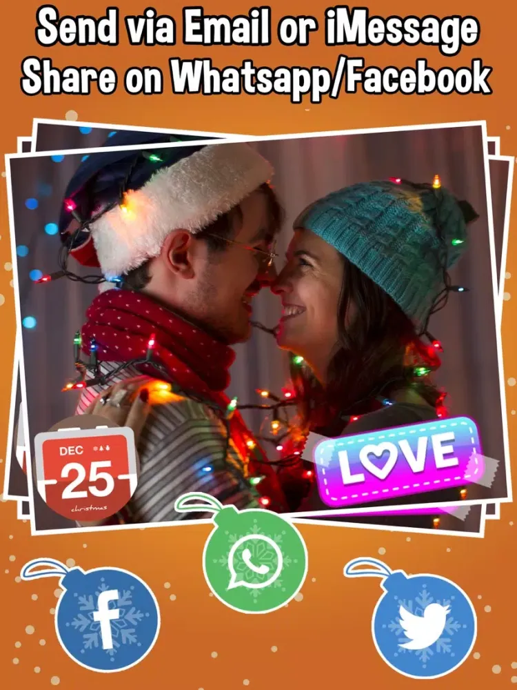 Tangkapan skrin Christmas Photo Editor – Capture Moments! iPad 